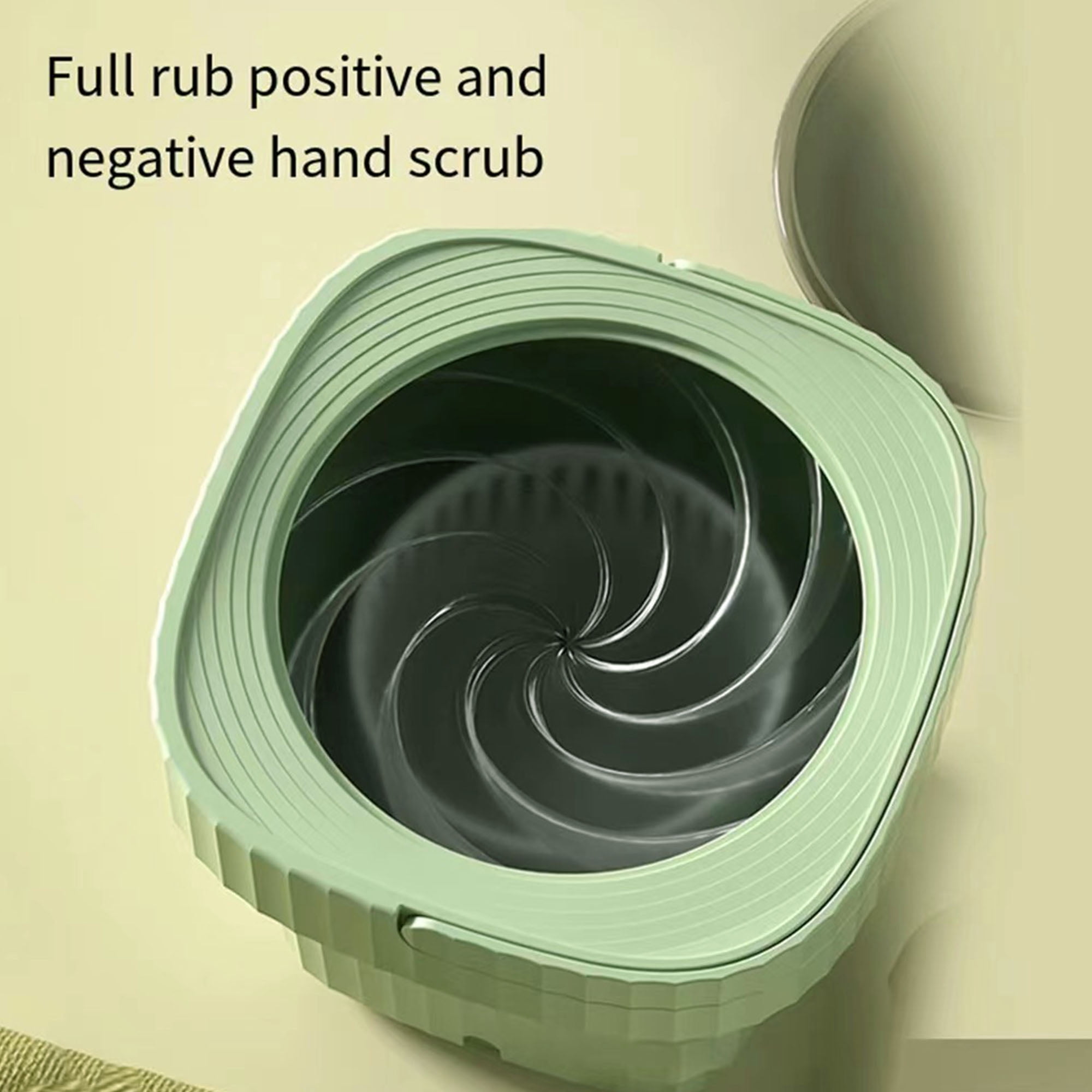 Portable Washing Machine, 10L Foldable Washer, with 3 Modes Deep Clean, Portable Washer with Gentle Spin, Suitable for Socks, Baby Clothes, Towels, Delicate(10L Purple)