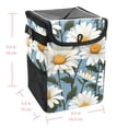thumbnail image 5 of Daisy Foldable Car Trash Bin with Lid, Leak-proof Mini Trash Can for Car, Hanging Storage Bag Included, 5 of 6