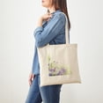 thumbnail image 5 of CafePress - Flowers With Butterflies Tote Bag - Unisex Canvas Tote Bag, Beige, 1-Piece, 5 of 8