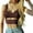 Brown, variant on Aayomet Women Tops Women's Sleeveless Criss Cross Casual Tank Tops Basic Blouse,White S