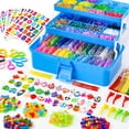 thumbnail image 1 of Kit de recarga de gomas para telar INSCRAFT 17500+ con contenedor para niños, 1 of 7