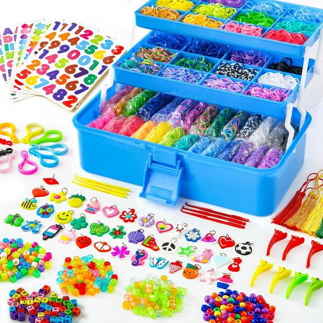 Kit de recarga de gomas para telar INSCRAFT 17500+ con contenedor para niños