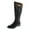 Black/Cognac, variant on Karen Scott Womens Deliee Round Toe Knee High Riding Boots, Black, Size 7.0