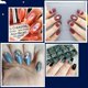 thumbnail image 4 of Nail Art, cristales, sinfonía, uñas con parte trasera plana, diamantes de imitación, brillantes, decoraciones, gemas, accesorios, 12 cuadrículas, 1 caja, 4 of 5
