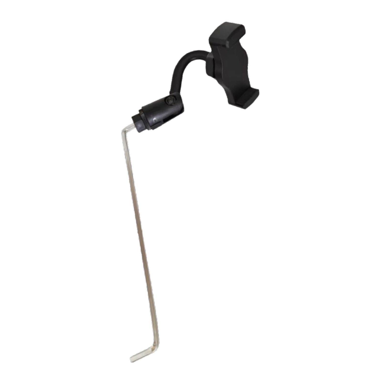 Saxophone Lyre Clip Sheet Music Holder Angle Adjustable Durable ABS Stainless Steel for Marching Band Gigs