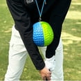 thumbnail image 4 of Golfs Swing Trainer Portable Swing Skill Enhancer Ball Golfs Double Color Connecting Ball Golfs Training Assistance Tool, 4 of 7