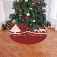 thumbnail image 2 of FMSHPON Merry Christmas Reindeer Tree Xmas Christmas Tree Skirt Stand Mat for Holiday Party Decoration Indoor Outdoor 36 inches, 2 of 3