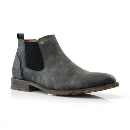 

Ferro Aldo Sterling MFA606325 Mens Casual Chelsea Slip on Ankle Boots in Charcoal Men s Size 13