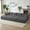 Gray, variant on Mjkone 117" Modular Sectional Sofa,Oversized L Shaped Cloud Sectional Couch,Corduroy 4 Seater Couches and Sofas for Living Room,Gray