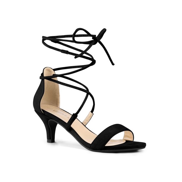 allegra k lace up heels