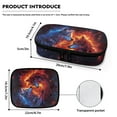 thumbnail image 7 of Jiueut Fire Wolf Insulin Storage Bag Pen Insulin Travel Bag for Diabetics Insulin Bags for Men Storage Bags with Zipper Insulin Pouch for Kids Insulin Pocket with Extra Room, 7 of 7