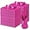 Hot Pink, variant on DF 12 Pack Hot Pink Satin Napkins 20x20 Inch for Wedding, Elegant Dinner, Square Table Decor, Restaurant, Banquet, Graduation Party - Scalloped Silky Cloth