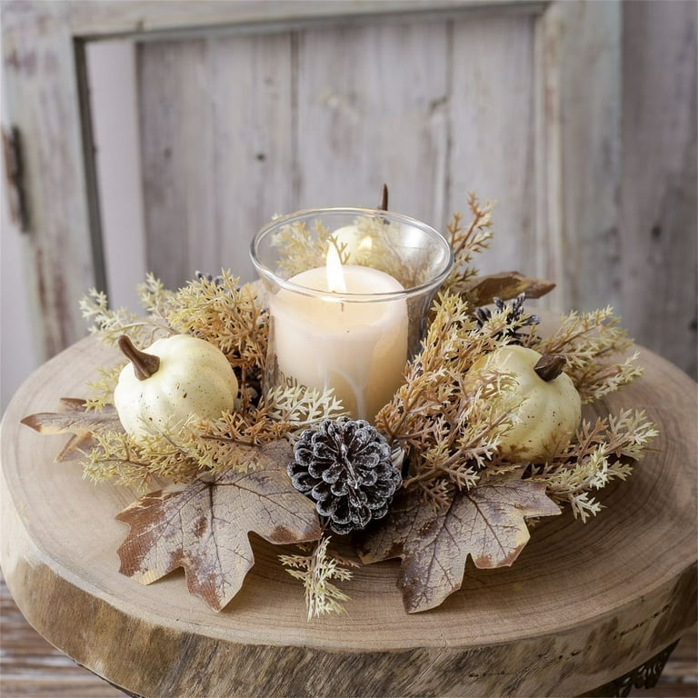 Thanksgiving candle rings deals
