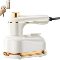 Baweilder Handheld Portable Iron, 2-in-1 Travel & Garment Steamer, Fast Heating Wrinkle Remover with Titanium Soleplate, Compact Mini Iron with Large Water Tank & Safety Base, For Home and Travel