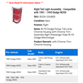 thumbnail image 2 of Right Tail Light Assembly - Compatible with 1981 - 1993 Dodge W350 1982 1983 1984 1985 1986 1987 1988 1989 1990 1991 1992, 2 of 2