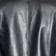 thumbnail image 5 of JURANMO Mens Casual Lapel Collar Slim Fit Faux Leather Long Jacket Biker Motorcycle Jacket,Men's 2024 Trendy Gothic Artificial Leather Coat Classic Solid Color Plus Size Jackets S-5XL, 5 of 6