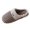 Coffee, variant on NOKIO Men'S Classic Indoor Slippers Men's Spring Autumn And Winter Indoor Home Fashion Striped Contrasting Color Plush Warm Large Size Cotton Slippers Plush Mistletoe Decorated Men'S Slippers