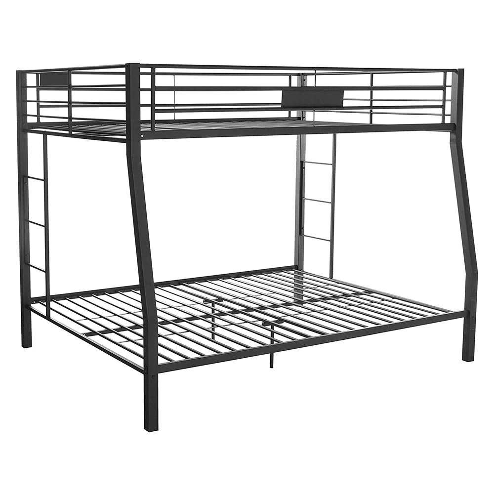 Full Over Queen Bunk Bed With Ladder, Metal Bunk Bed Assembly Instructions