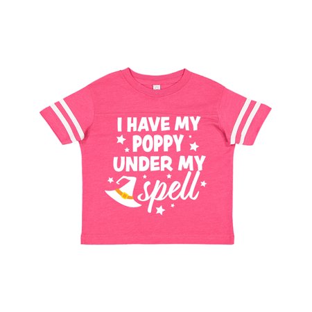 

Inktastic I Have My Poppy Under My Spell with Cute Witch Hat Gift Toddler Boy or Toddler Girl T-Shirt