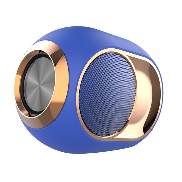 X6 Bluetooth 5.0 Altavoz Subwoofer Inalámbrico TWS Tarjeta TF Soporte Audio Altavoz Caja de sonido Vogacara EL2670-2B