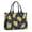 Yellow Lemon Fruit, variant on Large Capacity Tote Bag,Yellow Lemon Fruit Slices DarkBlue Pattern Handbag Fashion Luxury Tote Bag,15.7"x13"x 5.1" Inches,Laptop Compatible