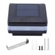 thumbnail image 1 of Solar LED Street Light with Two-Color Induction, Waterproof IP65, Black (Warm White, Blue), 1 of 4