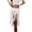 White, variant on Unir Women Long Layer Fringe Suede Asymmetrical Midi Skirt Wide Tailored Waist Built-In Anti-Chafing Liner Western Cowboy Casual Long Bottom 1PC S-XXL Plus Size Friendly