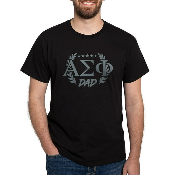 CafePress - Alpha Sigma Phi Greek Dad Stone T Shirt - Men's Classic Graphic Cotton T-Shirt