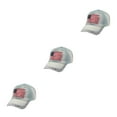 thumbnail image 2 of kurtrusly Sun Protection Cap With Adjustable Strap For Baseball Lovers Baseball Cap Polyester Hat Multi-colors Fashionable Denim 1 3Set, 2 of 6