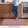 thumbnail image 5 of Red Checkered Door Mat&nbsp;Indoor Outdoor Entrance, Non Slip Rug for Kitchen Bathroom Entryway Rug, Farmhouse Red and White Buffalo Plaid Washable Doormat Floor Mat for Office Home Decor 24x36 Inch, 5 of 8