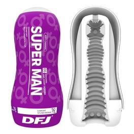 CalExotics Pop Sock Ribbed Silicone Stroker for Men, Blue - Walmart.com