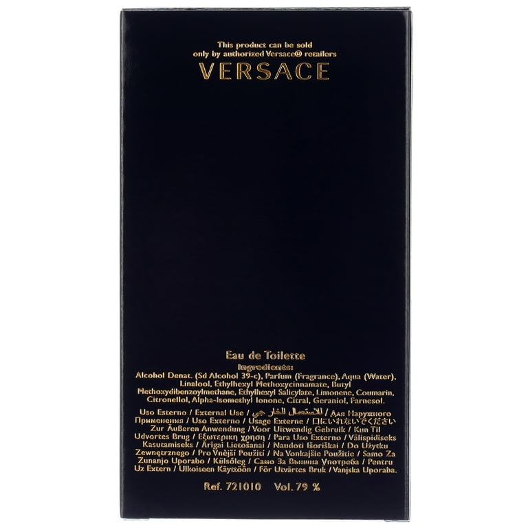 Versace, Dylan Blue Eau de Toilette, for Men 3.4 Fl oz Versace, Dylan Blue Eau de Toilette, for Men 3.4 Fl oz