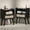 Black New, variant on LELELINKY 2pc Rattan Nightstand with Charging Station, Boho Bedside Table with Drawer and Open Shelf, Solid Wood Legs, Wood
