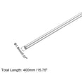 thumbnail image 2 of Uxcell 304 Stainless Steel Round Rods 1.8mm x 400mm for DIY Craft, 10 Pack, 2 of 6