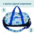 thumbnail image 6 of Wildkin Kids 18” Dinosaur Land Overnighter Duffel Bag, Blue, 6 of 8