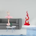 thumbnail image 2 of Figura de bailarina, escultura de resina para niña, estatua abstracta de fuego, figura de llama, regalo de cumpleaños, recuerdo novedoso, artesanía mo, 2 of 8
