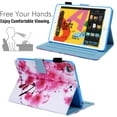 thumbnail image 3 of Dteck Case for Apple iPad mini 5/mini 4/mini 3/mini 2 (7.9-inch),Magnetic Patterned PU Leather Card Holder Wallet Shell Kickstand Case Smart Cover with Auto Wake/Sleep,Cherry blossoms, 3 of 5