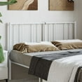 thumbnail image 1 of vidaXL Metal Headboard White 135 cm, 1 of 5