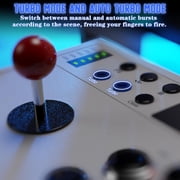 Bonadget Wired Arcade Stick Compatible with P5/P4/PC/Android, for PS5 Fight Stick with Programming Function, Turbo Function, 9.8FT Braided Cable Fight Stick and Wired Connection