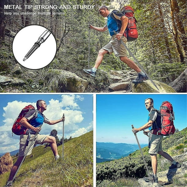 Bastones Senderismo Saco Dormir Glymnis 7075 Bastones De