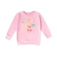 thumbnail image 4 of Pastel Coquette Birthday Things Sweatshirt for Toddlers, Kids & Teens Girly Party Sweater Pink Sweatshirt 2T, 4 of 5