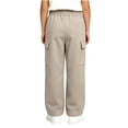 thumbnail image 5 of Annhoo Boys Girls Cargo Joggers Pants with Pockets Fashion Drawstring Elastic Waist Pleated Pants Basic Casual Trousers, 5 of 7