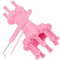 thumbnail image 4 of 1 Set Knit Spool Loom Knitter Kit Knitting Weaving Tool With Needle Crochet Hook For Diy, 4 of 7