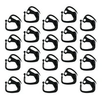 MLINS 20 Pcs Waterproof Sun Shade Canopy Greenhouse Hanging Accessories Garden Hook Black
