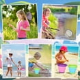 thumbnail image 3 of Hengguang 8 Pcs Kids Fishing Net with Bucket and Sand Shovel, Telescopic Fishing Landing Net with Detachable Handle for Kids, Collapsible Kids Sand Bucket, Kids Fishing Net Butterfly Net, 3 of 8