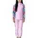 thumbnail image 2 of Odeerbi 0-13 Años Niñas 2 Piezas de Manga Larga Con Capucha Rash Guard Conjunto Hawaiano Floral Upf 50 + Traje de Baño Seco Rápido Con Leggings de Baño, 2 of 6