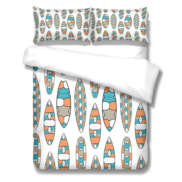 Dibujos animados Edredón Cubierta Hogar Essentials Conjuntos de ropa de cama Cubiertas de almohadas Multicolor Múltiples Tamaño Edredón Set Adolescente Boy Regalos L 3 Piezas Jumpingount HA011561-15