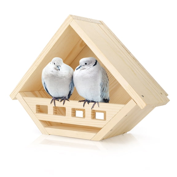 Dove Nesting Box, Wood Dove Bird House, Waterproof Bird Houses for Outside, Pigeon Nest Fits for Small to Medium-Sized Birds, Safe Backyard Birding Supplies, Garden Decor