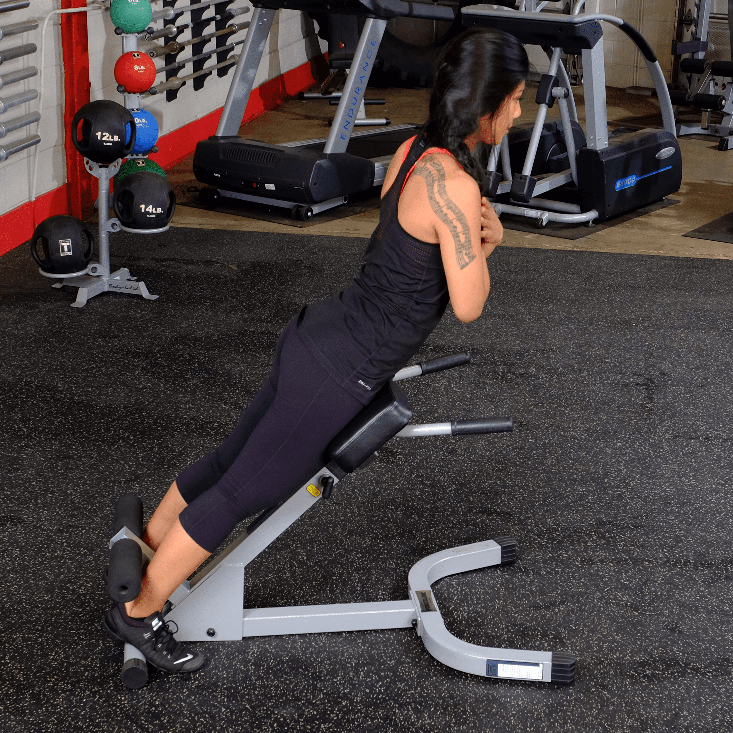 Powerline by Body-Solid PHYP200X - 45° Back Hyperextension