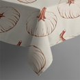 thumbnail image 5 of Fall Pumpkin Pattern Square Tablecloth,Waterproof Square Table Cover,Wipeable Spillproof Washable Table Cover for Home Kitchen Party Decor 42"X42"(107x107cm), 5 of 6